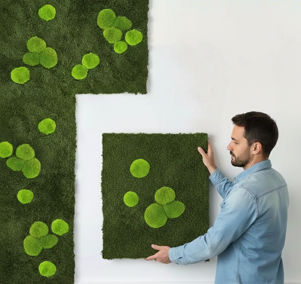 Flat+Ball Moss Panel